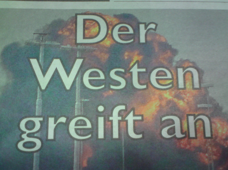 Der Westen greift an